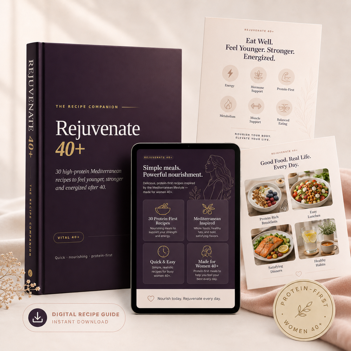 Rejuvenate 40+ — The Recipe Companion